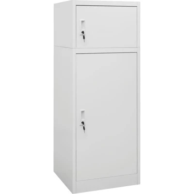 Afbeelding van Zadelkast 53X53X140 Cm Staal Lichtgrijs