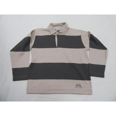 Afbeelding van petit bateau , jongens, polo met lange mouw beige / bruin 6 jaar 114
