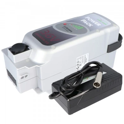 Afbeelding van E bike batterij voor Panasonic drive 36 volt 17Ah 612Wh zitbuis inclusief lader 4A, NKY349B2, NKY351B2, NKY352B2, NKY353B2, NKY363B2, NKY365B2