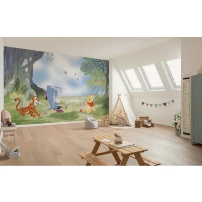 Afbeelding van Komar Kinderbehang Disney Winnie the Pooh Friendly Day (1 stuk)