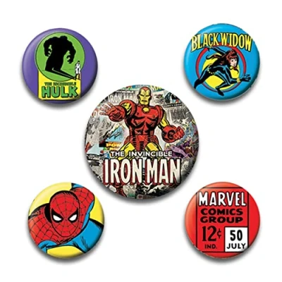 Afbeelding van Iron Man Buttons Marvel Badge Pack