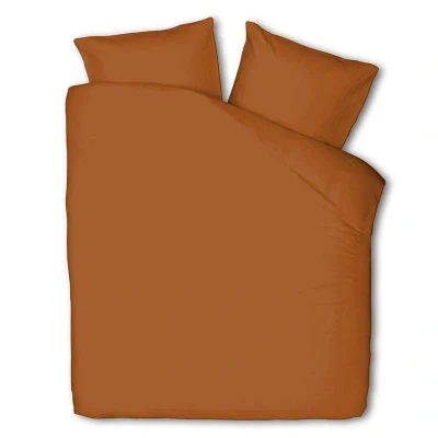 Afbeelding van Dekbedovertrek Luna Uni 2 Persoons (200 x 200/220 cm) Terra Koopjedeal.nl Altijd de beste deal