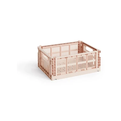 Afbeelding van Hay Colour Crate Krat RE Opbergbak M Powder