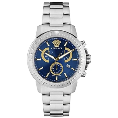 Afbeelding van Versace VE2E00721 horloge mannen Roestvrij Staal zilver