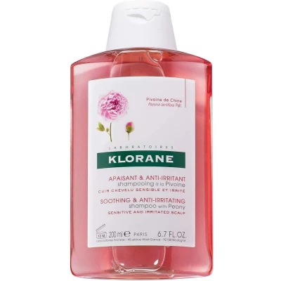 Afbeelding van Klorane Soothing &amp; Irritating Shampoo With Peony Zklidňující šampon pro citlivou pokožku hlavy Pivoňka