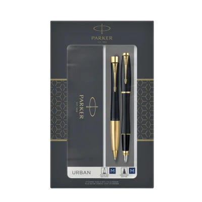 Afbeelding van Balpen en vulpen Parker Urban matt black GT medium