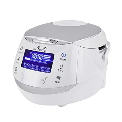 Afbeelding van Yum Asia Sakura Rijstkoker Keramische Kom en Micom Fuzzy Logic 6 Rijstkookfuncties 1.5 L