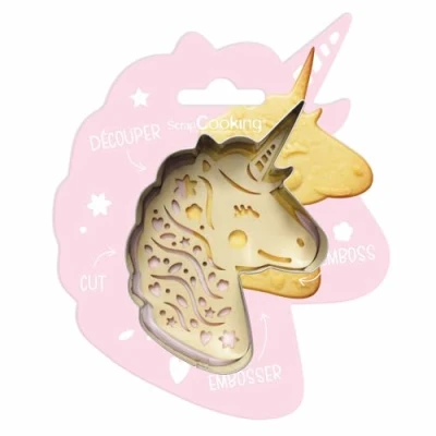 Afbeelding van ScrapCooking Unicorn Eenhoorn Cutter &amp; Embosser