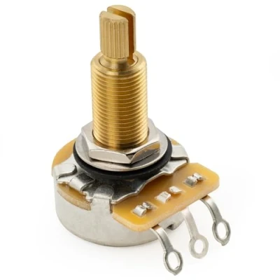 Afbeelding van CTS 450G A500K Logaritmische Potmeter Messing Long Split Shaft 3/4 Inch 10% voor Elektrische Gitaar Basgitaar
