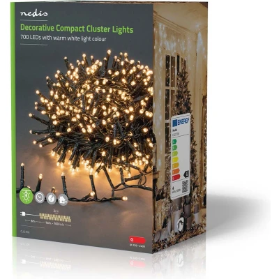 Afbeelding van Decoratieve Verlichting Compacte cluster 700 LED&#039;s Warm Wit 14.00 Ne
