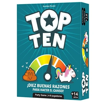 Afbeelding van Cocktail Games Top Ten kaartspel in het Spaans (CGTT01ES)