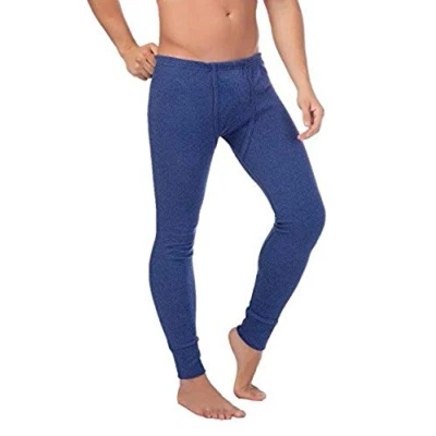 Afbeelding van BestSale247 Thermische onderbroek voor heren, lang, ski ondergoed, functioneel donkerblauw, XL