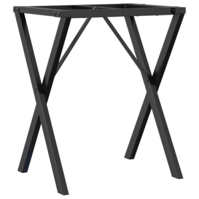 Afbeelding van Eettafelpoten X frame 60x40x73 cm gietijzer