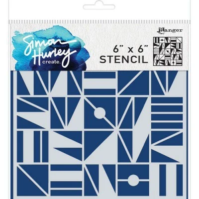 Afbeelding van Ranger SH Stencils 6x6 Geometry HUS77930 Simon Hurley (05 21)