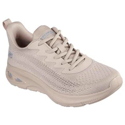 Afbeelding van Skechers Vrouwen BOBS Unity slanke golven, Tan Engineered Knit, 39 EU