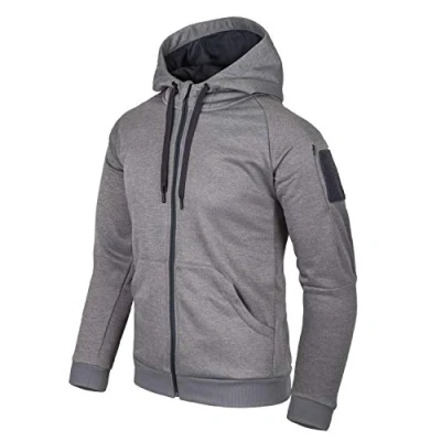Afbeelding van Helikon Tex Urban Tactisch Capuchon Trui Full Zip Melange Grijs maat L