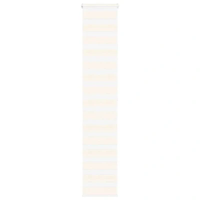 Afbeelding van vidaXL Zebra rolgordijn 45x200 cm stofbreedte 40,9 marmerbeige