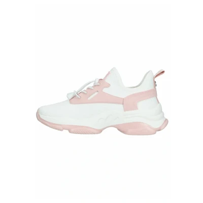 Afbeelding van Steve Madden Matche Sneakers laag, Dames, Maat: 37, White/pink whp Mesh