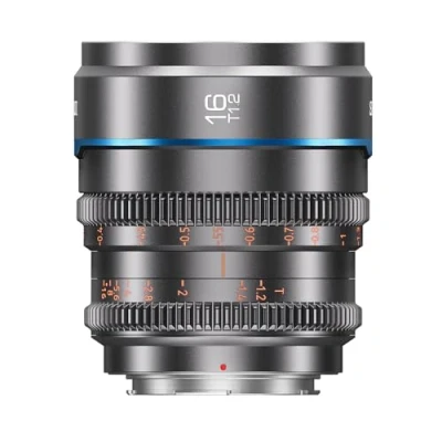 Afbeelding van SIRUI Night Walker 16 mm T1.2 S35 groothoek Cine lens, groot diafragma handmatige focus lens (MS16M G, M4/3 mount, metaal grijs)