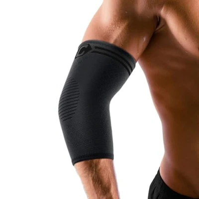 Afbeelding van CAMBIVO Elleboogbrace voor epicondylitis, 2 stuks, elleboogbandage, peesontsteking, fitnessstudio, compressie, elleboogbandage dames en heren, tennis /golfarm, volleybal,