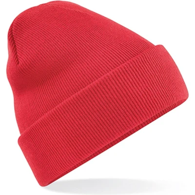 Afbeelding van Beechfield &#039;Original Cuffed Beanie&#039; Bright Red