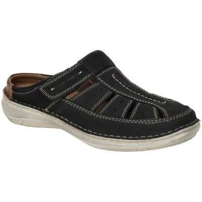 Afbeelding van Josef Seibel Clogs, Heren, Maat: 42, Dunkelblau Schoenen