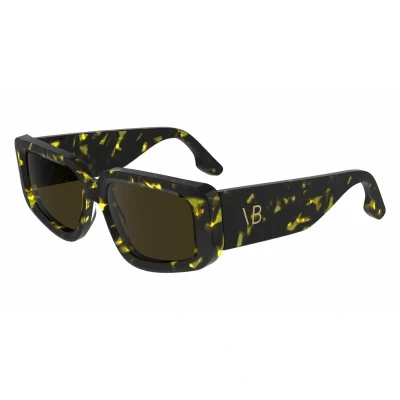 Afbeelding van Victoria Beckham Donna VB670S 012 Occhiali da sole Acetato Havana Squadrata Normale