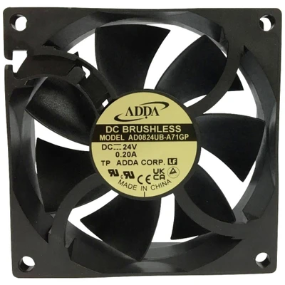 Afbeelding van ADDA AD0824UB A71GP Axiaalventilator 24 V/DC (l x b h) 80 25 mm