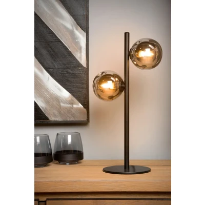 Afbeelding van Lucide TYCHO Tafellamp 2xG9 Zwart