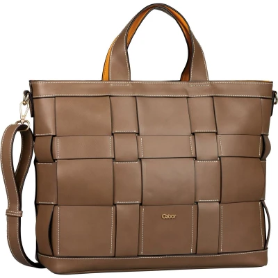 Afbeelding van Gabor Schoudertas Valeria Zip Tote Mixed Nougat Bruine