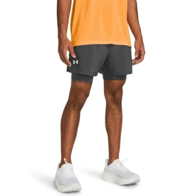 Afbeelding van Under Armour UA Launch 5 inch 2 in 1 shorts voor heren