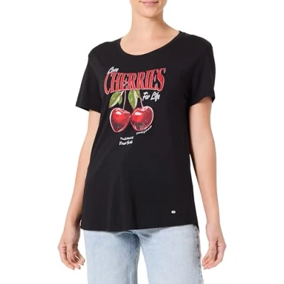 Afbeelding van Key Largo Tshirt print, Dames, Maat: Large, Black