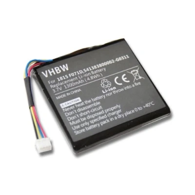 Afbeelding van vhbw Accu compatibel met Texas Instruments TI Nspire CAS, CX rekenmachine (1300mAh, 3,7V, Li Ion)