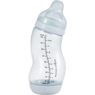 Afbeelding van Difrax S Babyfles Wide 310 ml Anti Koliek Lichtblauw