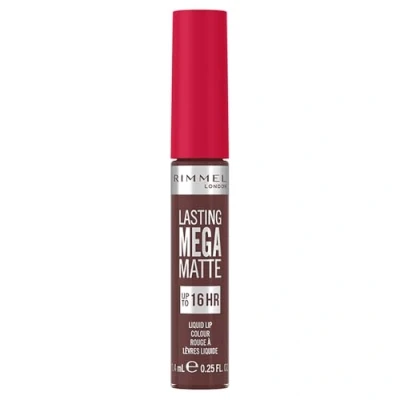 Afbeelding van Rimmel London Lasting Mega Matte vloeibare lippenstift, langdurig, hydraterend, veganistische formule, 860, Urban Affair, 7,4 ml