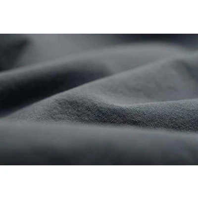 Afbeelding van L1NK STUDIO Beddengoed 220 x cm, dekbedovertrek katoen 100% (perkal 200 draden) voor bed 135 effen, GRIS