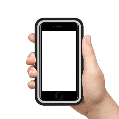 Afbeelding van Shapeheart Smartphonehoesje Siliconen Zwart Maat M