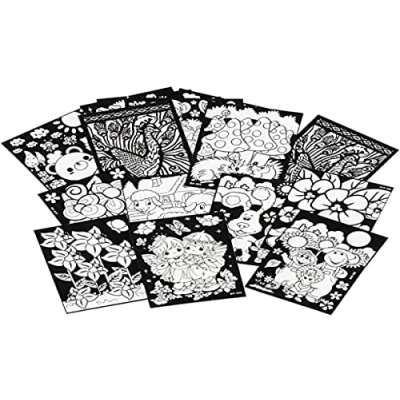 Afbeelding van Creativ 23351 Fluwelen afbeeldingen, Maat 25x19 cm, 16 asstd