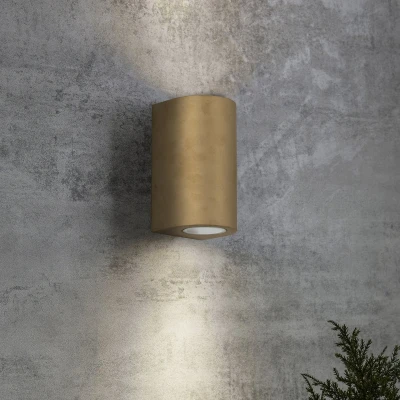 Afbeelding van Big Noa Up&amp;Down Muurlamp Messing