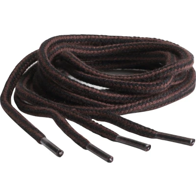 Afbeelding van Springyard Shoelaces Round 4.5 mm veters rond zwart/bruin 90cm 1 paar