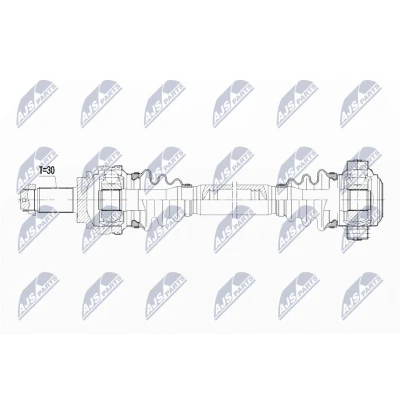 Afbeelding van Aandrijfas NTY NPW BM 038