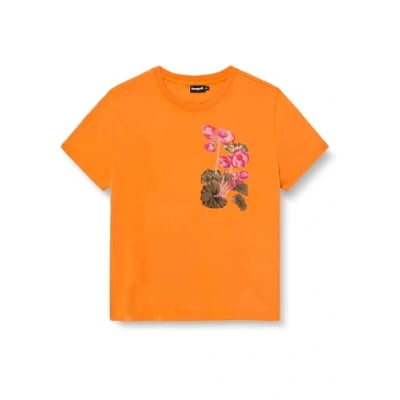 Afbeelding van Desigual Tshirt print, Dames, Maat: XXL, Orange