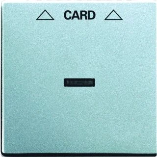 Afbeelding van Abb busch jaeger future linear hotelkaart kunststof symbool pijlen aan uit schakelaar ip20 ral9006 2cka001710a3670