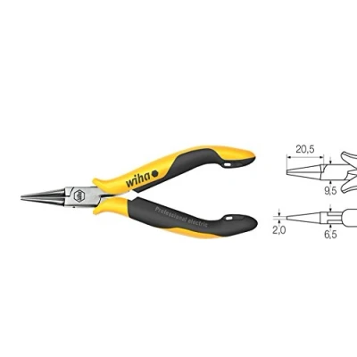 Afbeelding van Wiha Rondbektang Professional ESD korte ronde bekken (27440) 120 mm