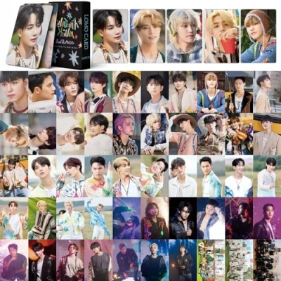 Afbeelding van SKLTN 55 stuks Seventeen Fotokaarten Zeventeen God of Music Album Cards Mini Lomo Zeventeenth Heaven Merch Photo Pack Cadeau voor Meisjes Fans