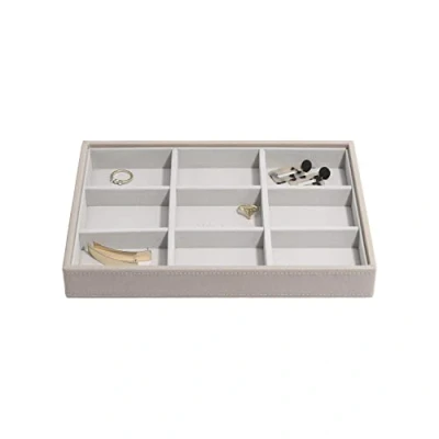 Afbeelding van Stackers Taupe Classic Statement Oorbel Sieraden Laag