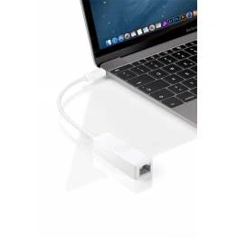 Afbeelding van Netwerkadapter USB C naar RJ45 Goobay (USB 3.1, Max. 5 Gbps, Wit)