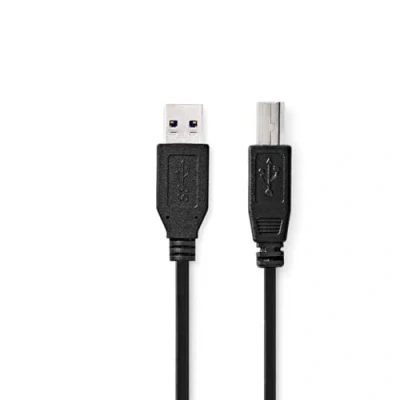 Afbeelding van USB Kabel 3.2 Gen 1 A Male B 5 Gbps Vernikkeld Nedi