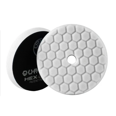 Afbeelding van Chemical Guys BUFX114HEX6 Hex Logic Quantum Light Medium Polijstpad, Wit (6 inch)