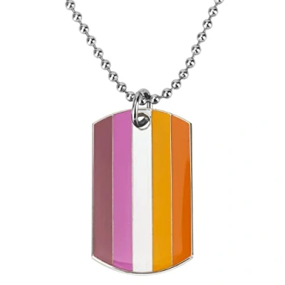 Afbeelding van Sinwinkori Ketting met hanger, hondenlabel, agender, regenboog, aseksueel, transgender, MIL, biseksueel, pansexueel, Philadelphia, nonbinair, zon, set, lesbisch, demiboy, Goud